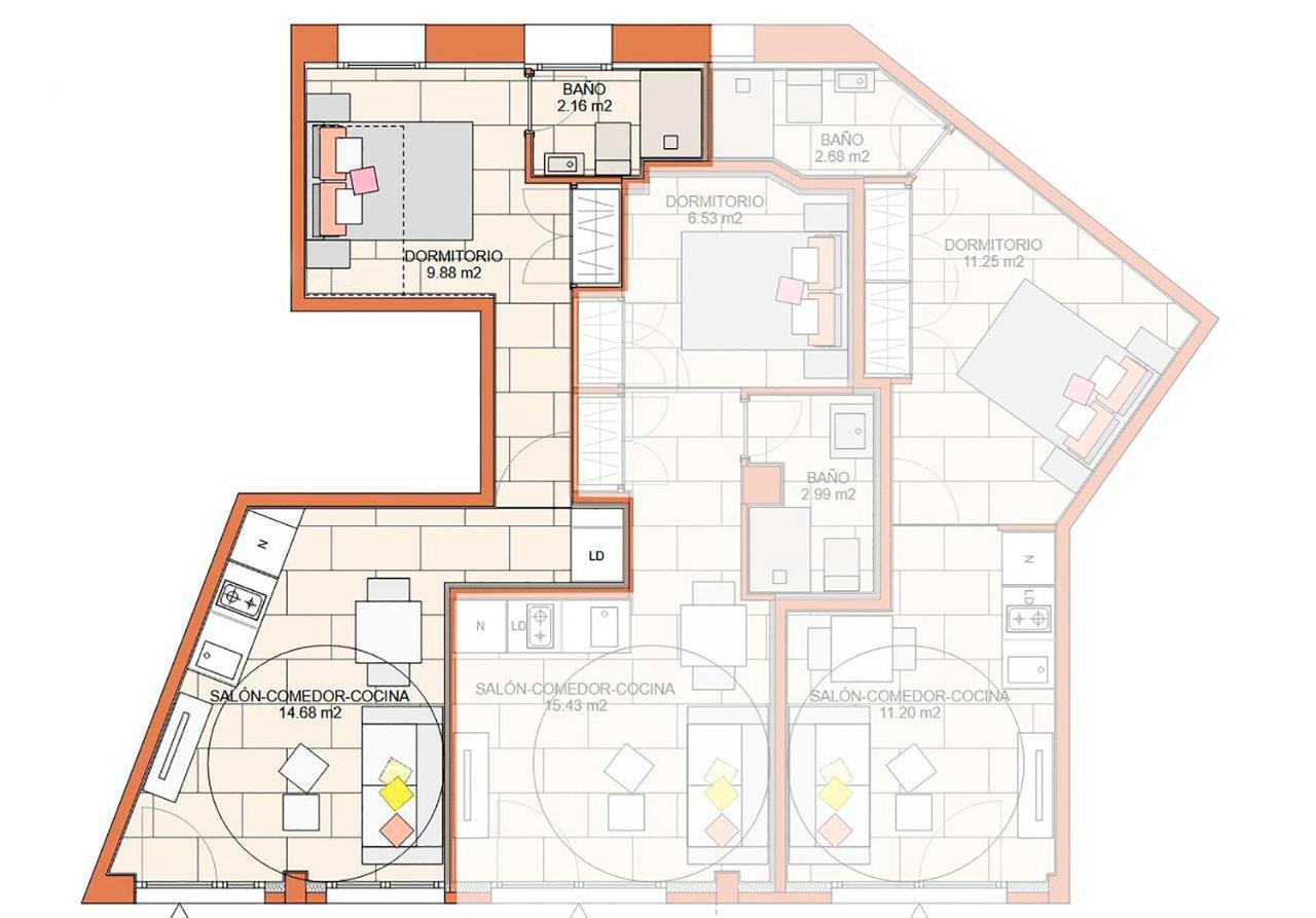 New 1 Min Metro, Cozy 1 Bed Close To Downtown, Wifi A Μαδρίτη Εξωτερικό φωτογραφία